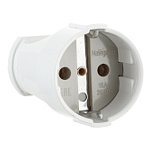 Розетка Navigator 16 А 220-250 В белая (613666/) Розетка Navigator 16 А 220-250 В белая (613666/)