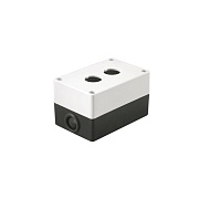 Корпус поста IEK КП102 пластиковый IP54 для кнопок управления 2 место белый (BKP10-2-K01)