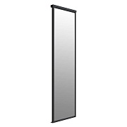 Дверь-купе 783x2552 мм зеркало/черный матовый Elegant