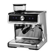 Кофейная станция рожковая Kitfort КТ-789 черная/серебро Кофейная станция рожковая Kitfort КТ-789 черная/серебро