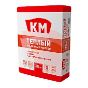 Смесь кладочная КМ Теплый серая 35 кг