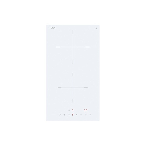 Варочная панель индукционная Lex EVI 320A WH 2 конфорки белая