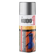 Герметик кровельный аэрозольный каучуковый Kudo Home серый 520 мл