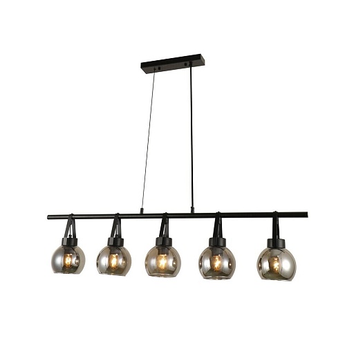 Люстра подвесная Schaffner Corridoio E27 200 Вт 18 кв.м (3525-5 BK)