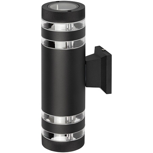 Светильник садово-парковый настенный Эра Адрия черный 300 мм E27 30 Вт IP55 (GBW-102-BL-0300)