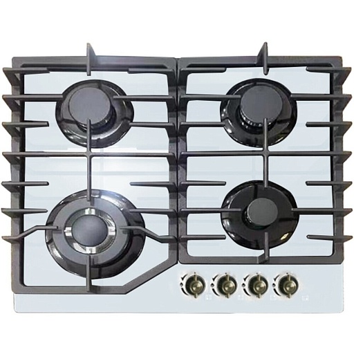 Варочная панель газовая Lauf PG-620WH classic 4 конфорки белая