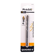 Сверло по плитке и стеклу спиральное Rage Quadro-X HEX 10х115 мм (554084)