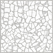 Керамогранит Alma Ceramica Laurent белый мозаика 600x600x9 мм (5 шт.=1,8 кв.м)