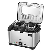 Фритюрница Kitfort КТ-6240 черная/серебристая