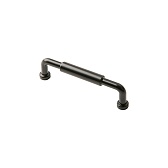 Ручка-скоба мебельная Kerron Metallic 109 мм металлическая черная матовая (S-2623-96 BL) Ручка-скоба мебельная Kerron Metallic 109 мм металлическая черная матовая (S-2623-96 BL)