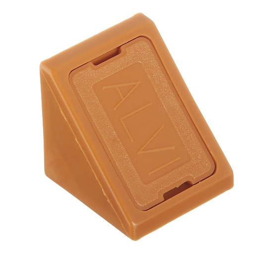 Уголок мебельный пластиковый 21х21х21 мм бук с шурупом (6 шт.) Уголок мебельный пластиковый 21х21х21 мм бук с шурупом (6 шт.)