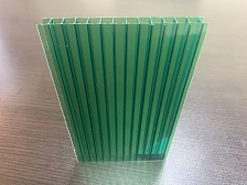 Сотовый поликарбонат GOODPLAST 4 мм зеленый