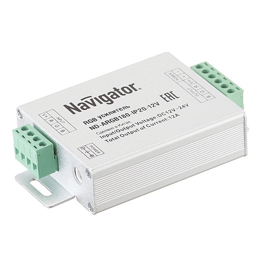 Усилитель для светодиодной ленты RGB Navigator (71494) 180/360 Вт 12 В IP20