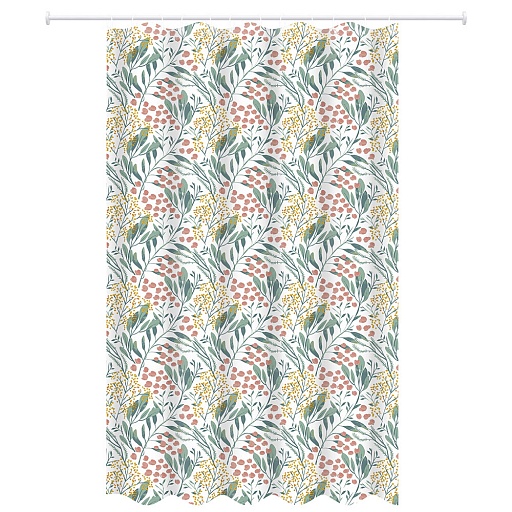 Штора для ванны Master House Примавера 2000х1800 мм PEVA зеленая (84296)