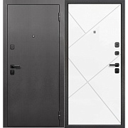 Дверь входная Ferroni Гарда 7СМ правая антик серебро - эмалит белый 860х2050 мм