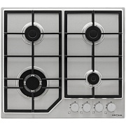 Варочная панель газовая Krona Nebel 60 IX W 4 конфорки нержавеющая сталь