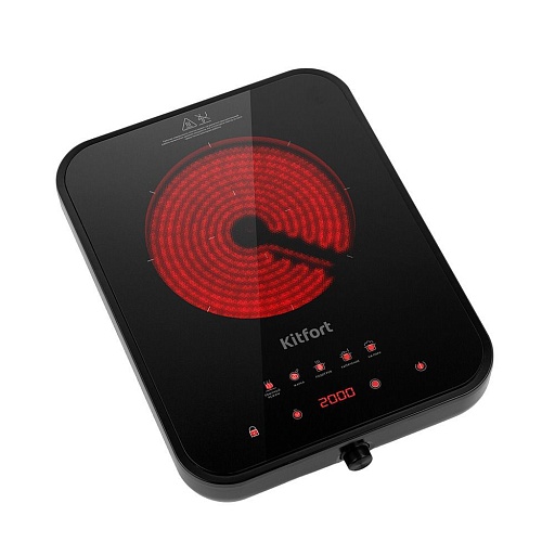 Плита инфракрасная Kitfort КТ-141 1 конфорка черная