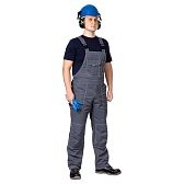 Полукомбинезон рабочий Техноавиа Сити 52-54 рост 182-188 см темно-серый