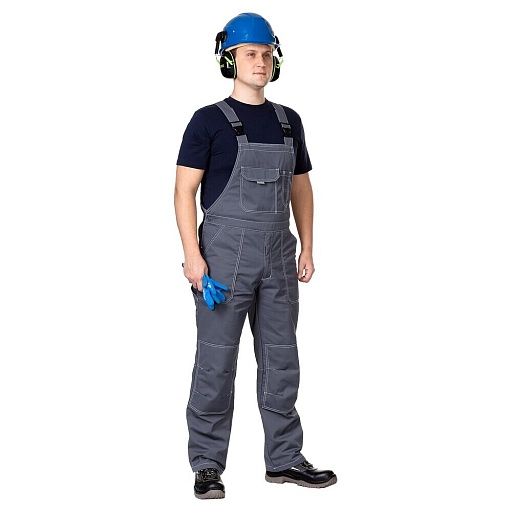 Полукомбинезон рабочий Техноавиа Сити 44-46 рост 158-164 см темно-серый