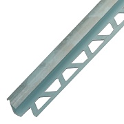 Уголок ПВХ для кафельной плитки внутренний 10 мм 2,5 м мрамор бирюзовый