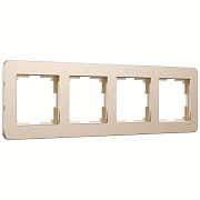 Рамка Werkel Platinum четырехместная шампань (a059220)