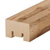 Декоративная рейка МДФ 30х20х2700 мм пекан Stella