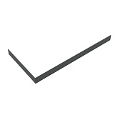 Экран для поддона Good Door Stella ABS-акрил 140х90х10 см прямоугольник черный (ЭЛ00181/ЭЛ00403)