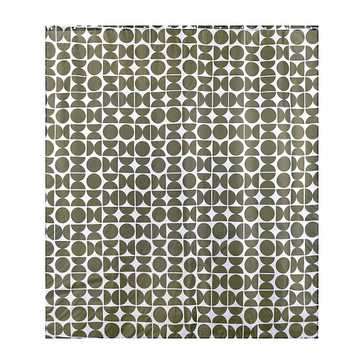 Штора для ванны Verran Disegno 1800х2000 мм полиэстер зеленая (630-13)