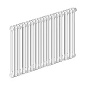 Радиатор стальной трубчатый Irsap Tesi 2 565х1080 мм 1/2 24 секции нижнее подключение белый