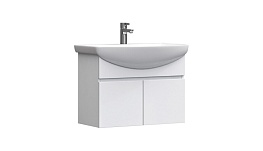 Комплект тумба с раковиной Vigo Wing 60 см подвесная белая (tp.WIN.BAL.60.2D белый/1.WH11.0.246)