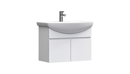 Комплект тумба с раковиной Vigo Wing 60 см подвесная белая (tp.WIN.BAL.60.2D белый/1.WH11.0.246)