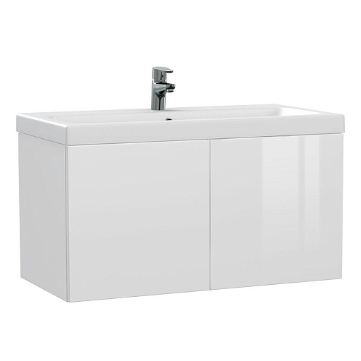 Тумба под раковину Cersanit Colour 80 см подвесная белая (SP-SZ-COL-CM/COL/80)
