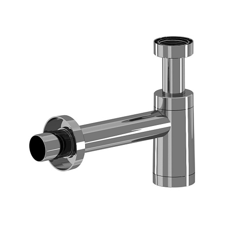 Сифон для раковины АНИ пласт BRB 1 1/4х40 мм без выпуска с соединением 40 мм металлик (BRB1004M) Сифон для раковины АНИ пласт BRB 1 1/4х40 мм без выпуска с соединением 40 мм металлик (BRB1004M)