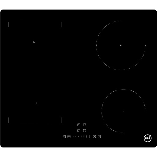 Варочная панель индукционная MBS PI-601 4 конфорки черная