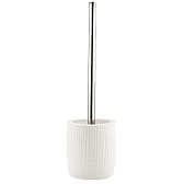 Ершик для унитаза WasserKraft Dinkel напольный металл/полирезин хром/белый (K-4627) Ершик для унитаза WasserKraft Dinkel напольный металл/полирезин хром/белый (K-4627)