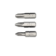 Набор бит Felo Industrial (02293116) PH1/PH2/PH3 25 мм (3 шт.) Набор бит Felo Industrial (02293116) PH1/PH2/PH3 25 мм (3 шт.)