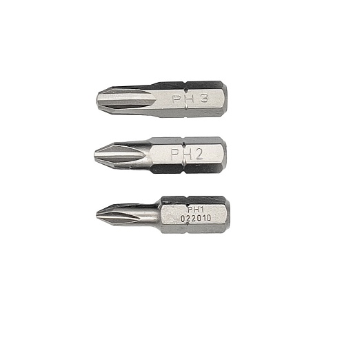 Набор бит Felo Industrial (02293116) PH1/PH2/PH3 25 мм (3 шт.) Набор бит Felo Industrial (02293116) PH1/PH2/PH3 25 мм (3 шт.)