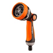 Пистолет для полива 1/2х3/4х5/8х1 Amigo Grande пластиковый с регулировкой напора 10 режимов (79843) Пистолет для полива 1/2х3/4х5/8х1 Amigo Grande пластиковый с регулировкой напора 10 режимов (79843)