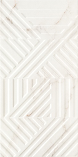 Плитка облицовочная Cersanit Moonlight белый рельеф 598х298х8,5 мм (8 шт.=1,425 кв.м)