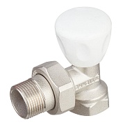Клапан (вентиль) регулирующий ручной угловой Tiemme 3/4 НР(ш) х 3/4 ВР(г) для радиатора