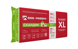 Утеплитель Роквул Лайт Баттс Скандик XL 1200x600x100 мм 4,32 кв. м - фотография 1