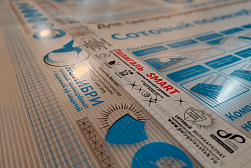 Сотовый поликарбонат Poligal SMART Колибри 4 мм прозрачный