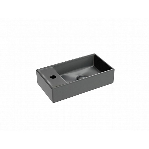 Раковина Ceramicanova Element 40 см подвесная темный антрацит (CN6051RMDH)
