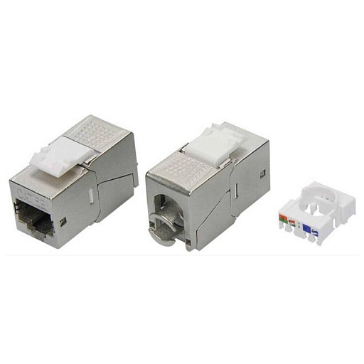 Переходник экранированный DKC Keystone 180 градусов RJ45 CAT5e STP серебристый (12 шт.) (RNK5EF90TL) Переходник экранированный DKC Keystone 180 градусов RJ45 CAT5e STP серебристый (12 шт.) (RNK5EF90TL)