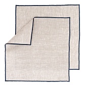 Салфетки сервировочные Rusby 35х35 см лен синие (4 шт.)