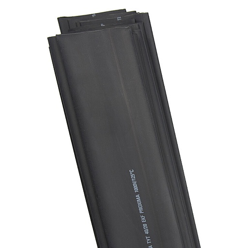 Трубка термоусадочная EKF PROxima ТУТ 40/20 мм 1 м черная (25 шт.)