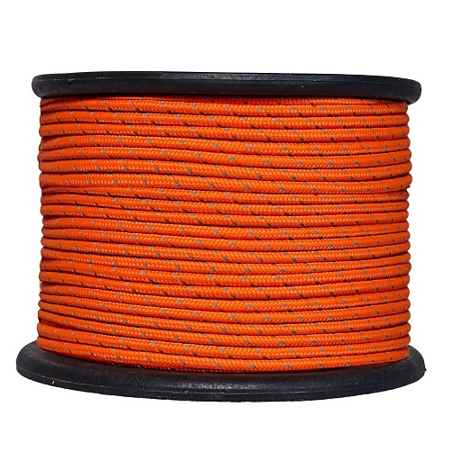 Шнур плетеный полипропиленовый 16 прядей d8 мм 200 м МДС светоотражающий