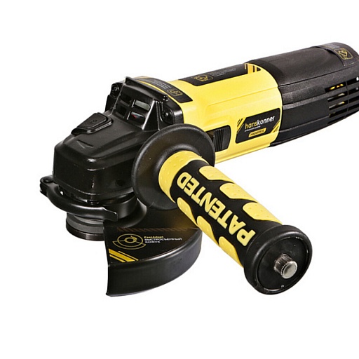 Шлифмашина угловая электрическая Hanskonner HAG13125TE 1350 Вт d125 мм Шлифмашина угловая электрическая Hanskonner HAG13125TE 1350 Вт d125 мм