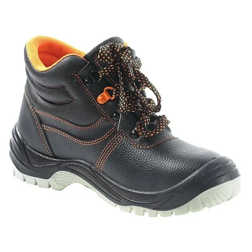Ботинки кожаные с защитным подноском размер 42 черные Мистраль SJ8055  (105255) - купить в СПб