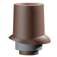 Docke PREMIUM/ Выход канализационный ИЗЛ-110/500/ Труба/ Светло-коричневый